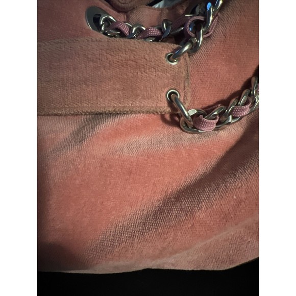 david bitton buffalo velour Handbag pink velour Boho Hippie - Picture 3 of 6